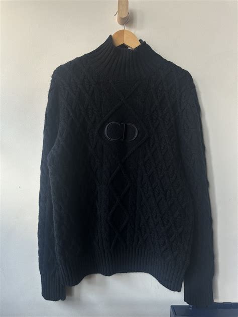 dior cd cashmere ski mock neck for sale|dior hooded hoodie.